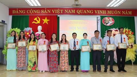 Trung tâm Y tế An Minh tổ chức Hội nghị gương điển hình tiên tiến giai đoạn 2025–2030