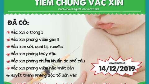 Dịch vụ tiêm chủng cho trẻ em